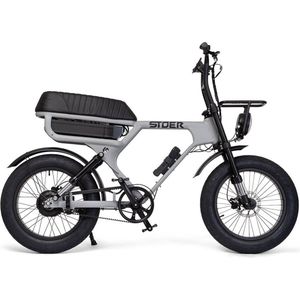 STOER Bikes S1+ - Fatbike - Grijs - 250W - Elektrische Fatbike