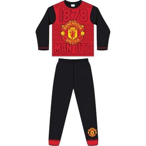 Manchester United pyjama kids - 5/6 jaar (116) - logo rood/zwart