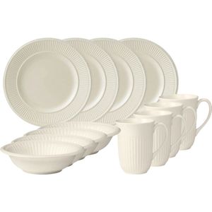 Wedgwood Ontbijtset Edme - 12-delig / 4 personen