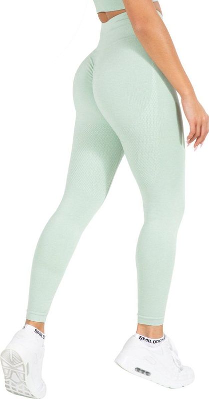Smilodox Dames Amaze Pro-legging met scrunch, butt-lift sportbroek, naadloze V-vormige sportlegging met hoge taille, naadloze zweetabsorberende trainingsbroek, ondoorzichtige yogabroek voor sport, fitness, alledaagse yoga