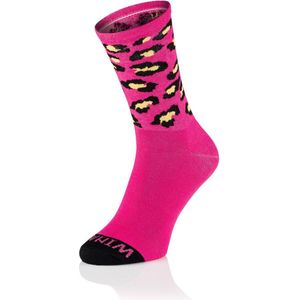 Winaar Fietssokken Tussenseizoen Unisex Roze - CX CAT Pink - 45-46