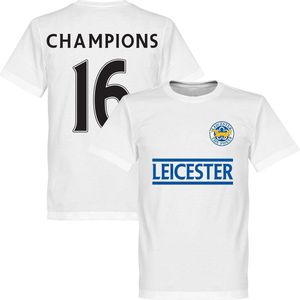 Leicester City Kampioen T-Shirt 2016 - L