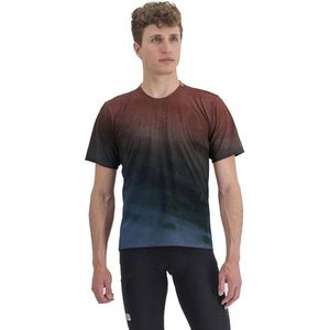 Sportful Flow Giara T-shirt Met Korte Mouwen Rood,Blauw XL Man
