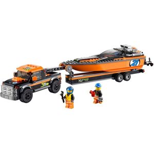 Lego | Lego City - 4x4 Met Speedboot (60085)