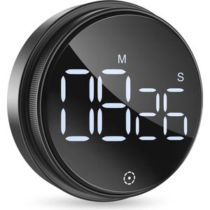Digitale Keukentimer met Magnetische Bevestiging en Led-Display - Voor Koken, Bakken en Studeren