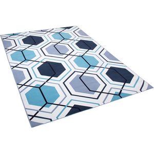 GIRESUN - Laagpolig vloerkleed - Multicolor - 160 x 230 cm - Polyester