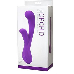 UltraZone Orchid 6x Rabbit-Style Silicone Vibr. - Paars