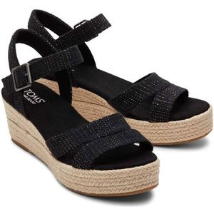 TOMS Shoes AUDREY - Sandalen met hakDames Sandalen - Kleur: Zwart - Maat: 41