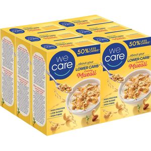 WeCare Lower carb crunchy muesli 6x325g