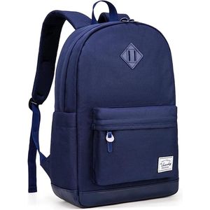 Rugzak Voor Heren, 15,6-Inch Draagbare Waterbestendige Schooltassen Voor Jongeren Voor Universitair Werk Groen （Blauw）