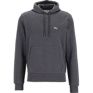 Lacoste heren hoodie sweatshirt - antraciet grijs - Maat: 3XL