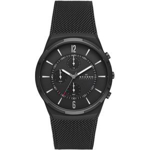 Skagen Melbye Chronograph SKW6802 Herenhorloge 42 mm - Zwart