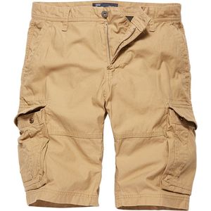 Vintage Industries Rowing Dark Khaki Shorts Heren