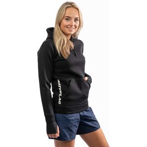 Watrflag Neopreen Hoodie Ipanema - Dames - Zwart - 1,5 mm neopreen hoodie voor allround watersport S