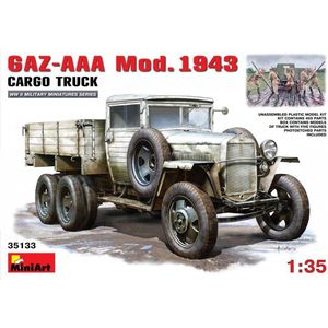 Miniart - Gaz-aaa. Mod. 1943. Cargo Truck (Min35133) - modelbouwsets, hobbybouwspeelgoed voor kinderen, modelverf en accessoires