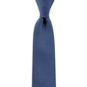 We Love Ties - Stropdas denim blauw smal - geweven polyester Microfill