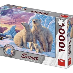 Puzzel Met Geheimen IJsberen 1000 Stukjes