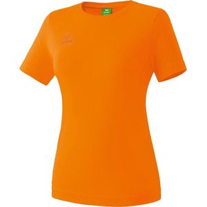 Erima Basics Dames Teamsport T-Shirt - Shirts  - oranje - 34