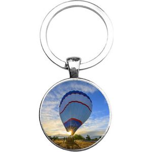 Sleutelhanger Glas - Luchtballon