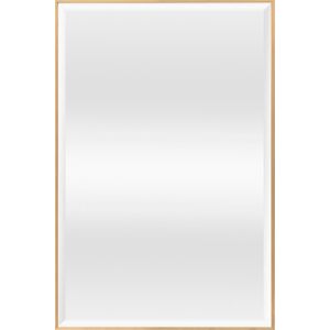 Rechthoekige Spiegel Laura - Hangspiegel - 71,8x51,8cm - Goudkleurig - Luxe Design