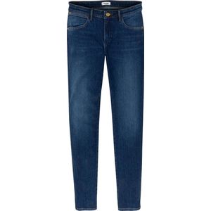 Wrangler Skinny Lange Jean Blauw 27 / 30 Vrouw