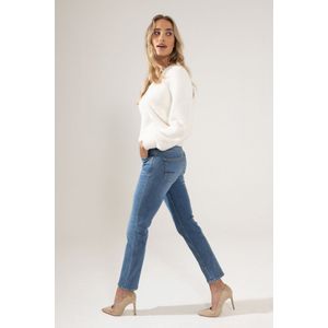 GARCIA Celia Dames Straight Fit Jeans Blauw - Maat W34 X L34