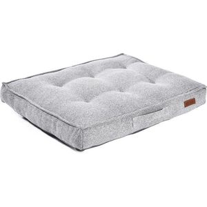 Topmast Hondenkussen - Kattenkussen - Hondenmatras - Kattenmatras - Zacht Fleece - 68 x 55 cm Grijs