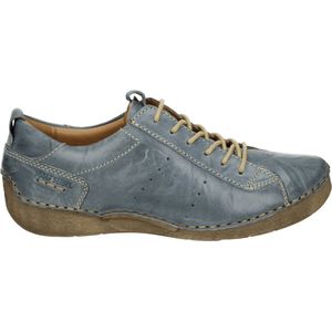 Josef Seibel FERGEY 56 - Dames veterschoenen - Kleur: Blauw - Maat: 37