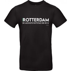 010 CASUALS ROTTERDAM T-SHIRT MOOISTE ROTSTAD black