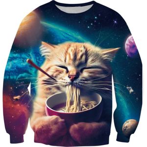 Noodlecat trui met ramen - Crew neck, XL