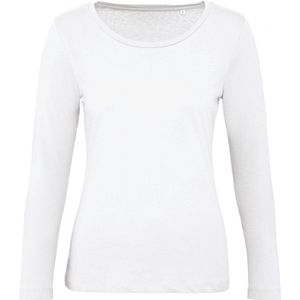 B&C Ladies' organic Inspire long-sleeve T-shirt CGTW071 - White - M