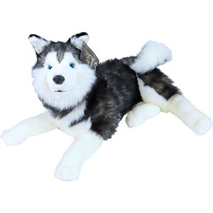 Boony Natural Decoration pluche husky 53 cm liggendGebr. de Boon