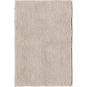 Antislipbadmat, te combineren als badmattenset, badkamertapijt, wasbare chenille, douchemat voor douche, badkuip, toiletdecoratie, beige, 50 x 80 cm