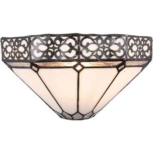 Wandlamp Tiffany 30*15*16 cm E14/max 1*40W Wit | 5LL-5212