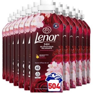 Lenor Wasverzachter Jasmijn & Rose de Mai - 12 x 42 Wasbeurten