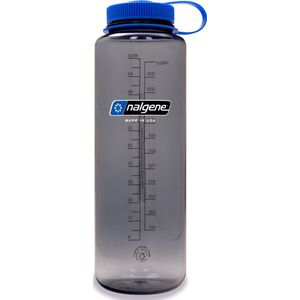 Nalgene Wide-Mouth Bottle - drinkfles - 48oz - BPA free - SUSTAIN - Gray