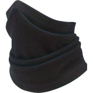 Bovista Nekwarmer - Heren - Dames - Fleece - Motor - Bandana - Masker - Colsjaal - Winter - Sjaal - Gewatteerd - Warm - Winter - Zwart