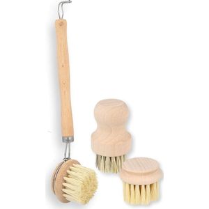 Equivera champignonborstel - borstel voor champignon - champignon borstel - keukenhulp