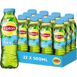 Lipton Suikervrije groene ijsthee 12 flessen x 50 cl