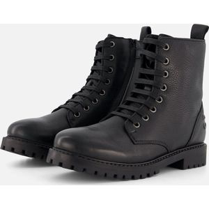 Muyters Veterboots zwart Leer - Maat 36