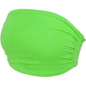 Urban Classics - Neon Bandeau Bandeau top - M - Groen