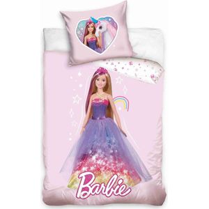 BarBie Dekbedovertrek Junior Ledikant 100x135cm Katoen