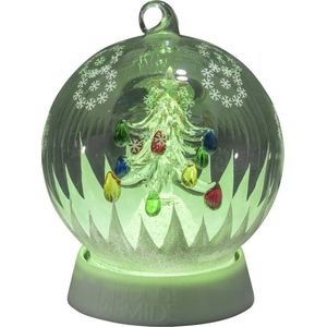 LED Sneeuwbol Kerstboom - Kerst Decoratieve Sneeuwbol - Kerstboom - Led verlichting - Decoratie