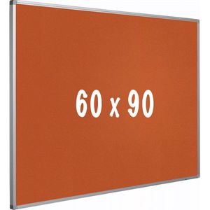 Prikbord kurk PRO - Aluminium lijst - Eenvoudige montage - Punaises - Prikborden - 60x90cm