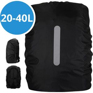 regenhoes rugzak, regenhoes rugzak waterdicht, rugzakhoes waterdicht, flightbag voor backpack, Reflecterend, 20-40 liter