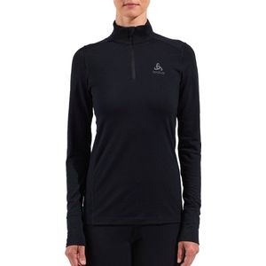 Odlo Natural Merino 200 Half Zip Turtle Neck LS Thermoshirt Vrouwen - Maat M