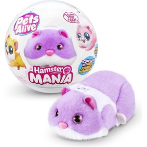 Hamster Mania - Schattige Paars Huisdieren met Echt Geluid en Bewegingen