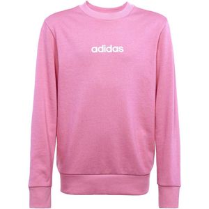 adidas - Kids Linear FT Crew - Trui - Roze - 100% Katoen