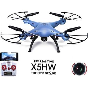 Syma X5HW drone met HD camera FPV live wifi quadcopter - Blue