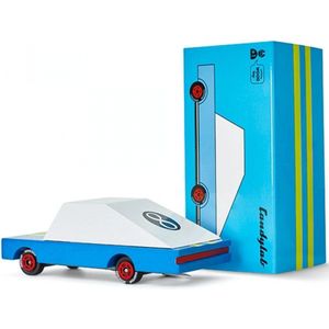 Candycars - Houten Design Speelgoedauto - Blue Racer #8